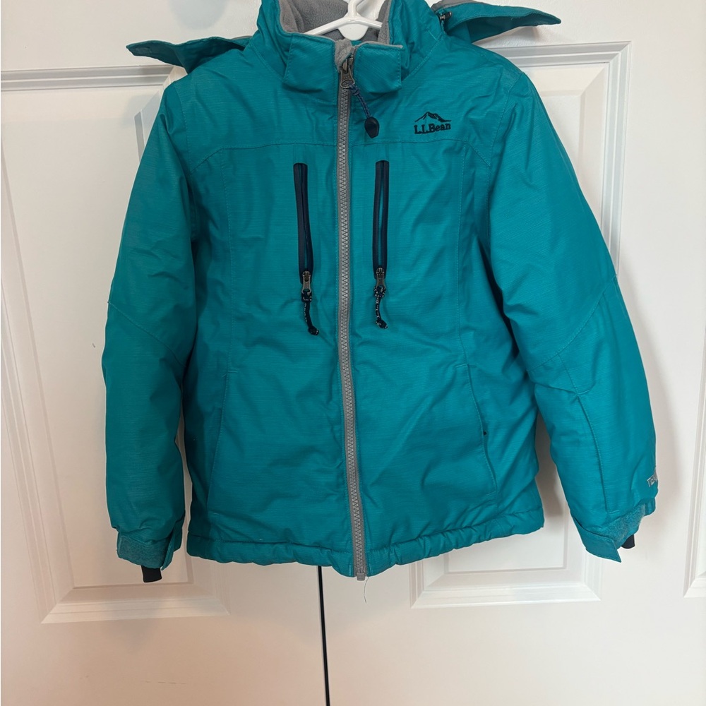 L.L. Bean Kids Blue Puffer Jacket